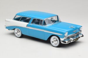 Chevrolet Bel Air Nomad Τιρκουάζ & Λευκό KK-Scale 1:18 KKDC181292 Μέταλλο - εικόνα 4 από 6