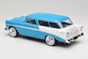 Chevrolet Bel Air Nomad Τιρκουάζ & Λευκό KK-Scale 1:18 KKDC181292 Μέταλλο - εικόνα 5 από 6