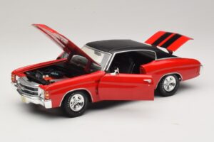 Chevrolet Chevelle SS454 Κόκκινο Maisto 1:18 31890-P1 Μέταλλο - εικόνα 2 από 8