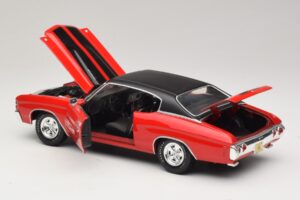 Chevrolet Chevelle SS454 Κόκκινο Maisto 1:18 31890-P1 Μέταλλο - εικόνα 5 από 8