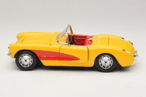 Chevrolet Corvette C1 Καμπριολέ Κίτρινο Κόκκινο Bburago 1:18 3034-M2 Μέταλλο - εικόνα 4 από 8
