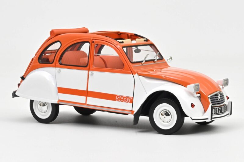 Citroen 2CV Spot Πορτοκαλί & Λευκό Norev 1:18 Citroen 2CV Spot Πορτοκαλί & Λευκό Norev 1:18 181473 Μέταλλο