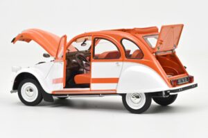 Citroen 2CV Spot Πορτοκαλί & Λευκό Norev 1:18 181473 Μέταλλο - εικόνα 3 από 3