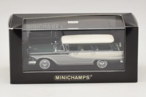 Edsel Bermuda Στέισον Βάγκον Σκούρο Πράσινο Λευκό Minichamps 1:43 400082013 Μέταλλο - εικόνα 5 από 5