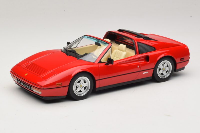 Ferrari 328 GTS Έκδοση US Κόκκινο Beverly Hills Cop II Με Μπεζ Εσωτερικό KK-Scale 1:18 KKDC181701 Μέταλλο