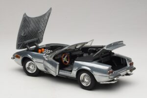 Ferrari 365 GTS Chrome Silver Hot Wheels 1:18 25738 Μέταλλο - εικόνα 5 από 8