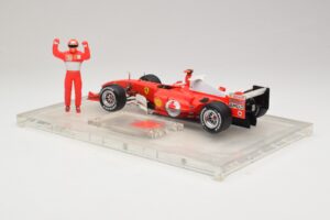 Ferrari F2004 #1 M. Schumacher F1 World Champion 2004 Με Στολή Αγώνων Hot Wheels 1:18 B66221 Μέταλλο - εικόνα 5 από 6