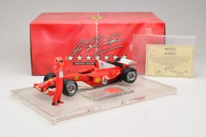 Ferrari F2004 #1 M. Schumacher F1 World Champion 2004 Με Στολή Αγώνων Hot Wheels 1:18 B66221 Μέταλλο - εικόνα 6 από 6