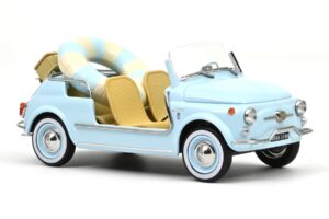 Fiat 500 Jolly Μπλε Norev 1:18 187793 Μέταλλο