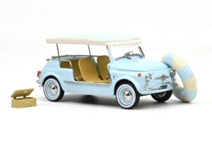 Fiat 500 Jolly Μπλε Norev 1:18 187793 Μέταλλο - εικόνα 4 από 5