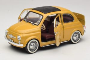 Fiat 500 Κίτρινο Solido 1:18 8042 Μέταλλο - εικόνα 2 από 8