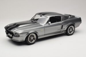 Ford Mustang Shelby GT500 Eleanor Γκρι Μεταλλικό & Μαύρο KK-Scale 1:12 KKDC120171 Μέταλλο