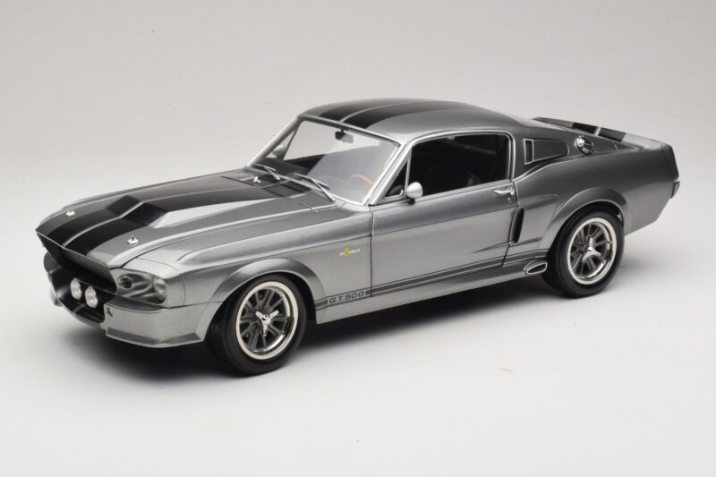Ford Mustang Shelby GT500 Eleanor Γκρι Μεταλλικό & Μαύρο KK-Scale 1:12 KKDC120171 Μέταλλο