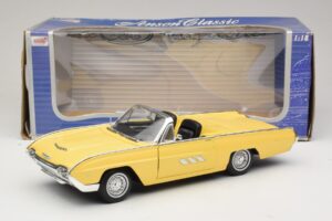 Ford Thunderbird Καμπριολέ Κίτρινο Anson 1:18 30334-P1 Μέταλλο - εικόνα 8 από 8