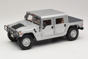 Hummer H1 Χάρντοπ Ασημί Maisto 1:18 36857 Μέταλλο