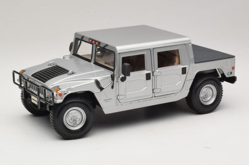 Hummer H1 Χάρντοπ Ασημί Maisto 1:18 36857 Μέταλλο