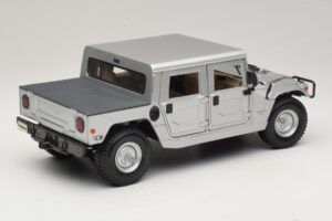 Hummer H1 Χάρντοπ Ασημί Maisto 1:18 36857 Μέταλλο - εικόνα 3 από 8