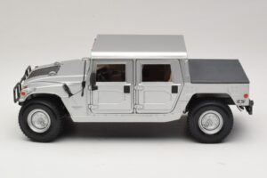 Hummer H1 Χάρντοπ Ασημί Maisto 1:18 36857 Μέταλλο - εικόνα 4 από 8
