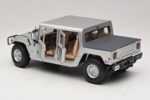 Hummer H1 Χάρντοπ Ασημί Maisto 1:18 36857 Μέταλλο - εικόνα 5 από 8