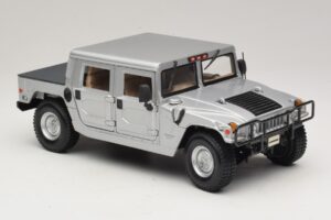 Hummer H1 Χάρντοπ Ασημί Maisto 1:18 36857 Μέταλλο - εικόνα 6 από 8