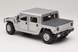 Hummer H1 Χάρντοπ Ασημί Maisto 1:18 36857 Μέταλλο - εικόνα 7 από 8