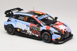 Hyundai i20 N Rally1 #11 T. Neuville / M. Wydaeghe Rally Monte Carlo 2026 IXO 1:18 18RMC270B Μέταλλο - εικόνα 4 από 6