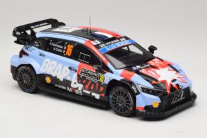 Hyundai i20 N Rally1 #16 A. Fourmaux / A. Coria Rally Monte Carlo 2026 IXO 1:18 18RMC270A Μέταλλο - εικόνα 4 από 6