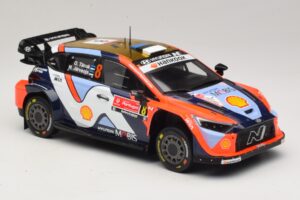Hyundai i20 N Rally1 #8 O. Tanak / M. Jarveoja Rally Portugal 2025 IXO 1:18 18RMC251A Μέταλλο - εικόνα 4 από 6