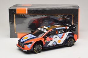 Hyundai i20 N Rally1 #8 O. Tanak / M. Jarveoja Rally Portugal 2025 IXO 1:18 18RMC251A Μέταλλο - εικόνα 6 από 6