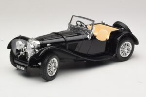 Jaguar SS100 Ρόντστερ Μαύρο Bburago 1:18 3006-M3 Μέταλλο