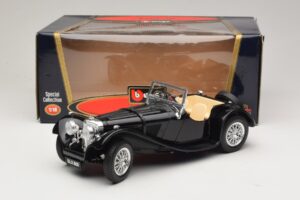 Jaguar SS100 Ρόντστερ Μαύρο Bburago 1:18 3006-M3 Μέταλλο - εικόνα 6 από 6