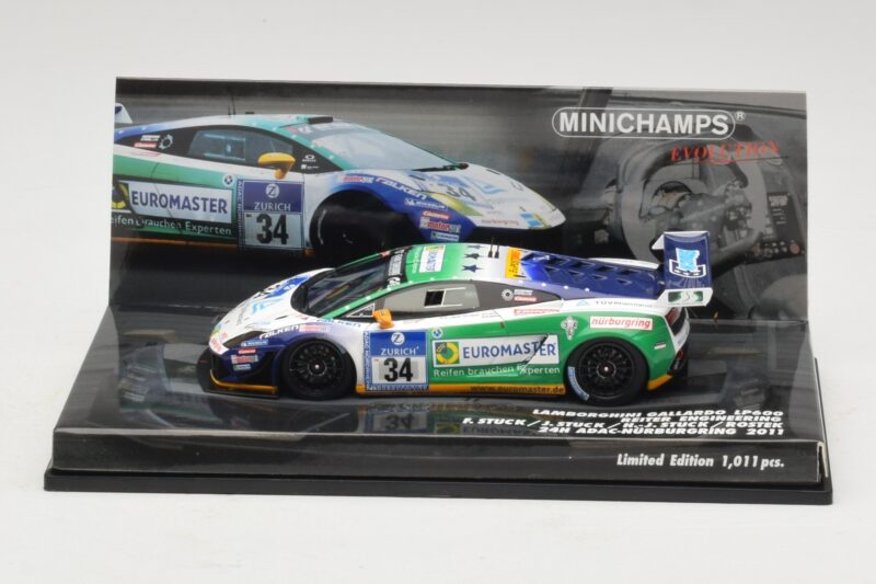 Lamborghini Gallardo LP600 GT3 #34 Reiter Engineering H-J. Stuck 24 Hours of Nurburgring 2011 Minichamps 1:43 437111284 Μέταλ