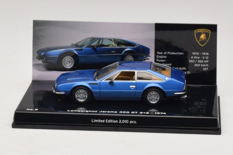 Lamborghini Jarama 400 GTS Μπλε Minichamps 1:43 436103400 Μέταλλο
