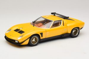 Lamborghini Miura SVR Κίτρινο & Μαύρο Kyosho 1:18 08319GY Μέταλλο