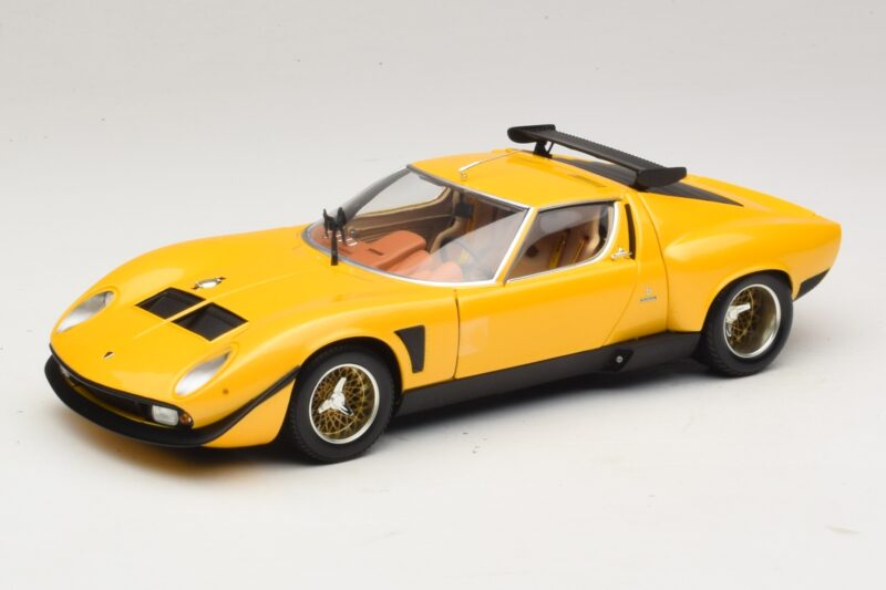 Lamborghini Miura SVR Κίτρινο & Μαύρο Kyosho 1:18 08319GY Μέταλλο