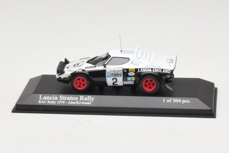Lancia Stratos Rally #2 M. Alen / I. Kivimaki RAC Rally 1979 Minichamps 1:43 430791202 Μέταλλο