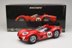 Maserati Tipo 61 #98 C. Shelby Times Mirror GP For Sportscars 1960 Minichamps 1:12 120601298 Μέταλλο - εικόνα 8 από 8