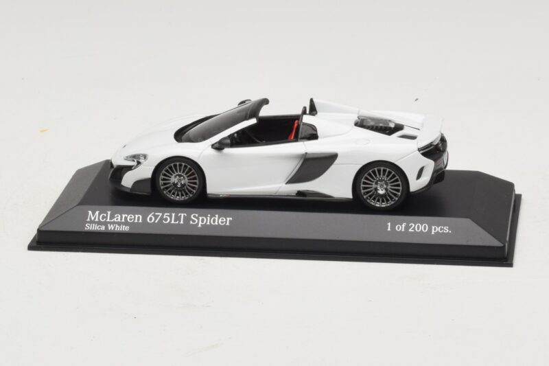 McLaren 675LT Spider Silica White Minichamps 1:43 537154432 Μέταλλο