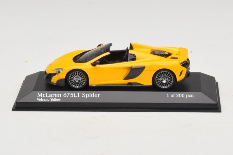 McLaren 675LT Spider Volcano Yellow Minichamps 1:43 537154430 Μέταλλο