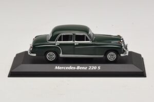 Mercedes 220 S W180 Σκούρο Πράσινο Maxichamps 1:43 940033001 Μέταλλο