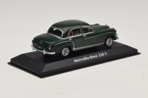 Mercedes 220 S W180 Σκούρο Πράσινο Maxichamps 1:43 940033001 Μέταλλο - εικόνα 2 από 5