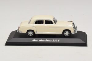 Mercedes 220 S W180 Λευκό Maxichamps 1:43 940033000 Μέταλλο