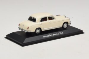 Mercedes 220 S W180 Λευκό Maxichamps 1:43 940033000 Μέταλλο - εικόνα 2 από 5