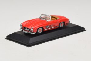 Mercedes 300 SL W198 Κόκκινο Με Καφέ Εσωτερικό Minichamps 1:43 MB009 Μέταλλο - εικόνα 2 από 5