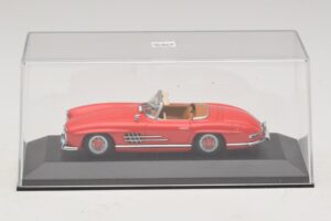 Mercedes 300 SL W198 Κόκκινο Με Καφέ Εσωτερικό Minichamps 1:43 MB009 Μέταλλο - εικόνα 4 από 5