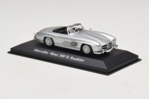 Mercedes 300 SL W198 Roadster Ασημί Maxichamps 1:43 940039030 Μέταλλο - εικόνα 3 από 5