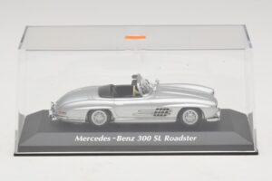 Mercedes 300 SL W198 Roadster Ασημί Maxichamps 1:43 940039030 Μέταλλο - εικόνα 4 από 5