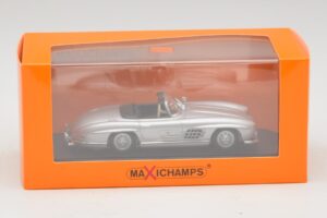 Mercedes 300 SL W198 Roadster Ασημί Maxichamps 1:43 940039030 Μέταλλο - εικόνα 5 από 5