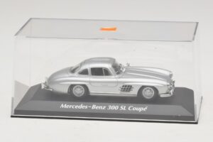 Mercedes 300 SL W198 Ασημί Maxichamps 1:43 940039000 Μέταλλο - εικόνα 4 από 5