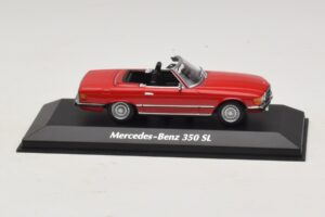 Mercedes 350 SL R107 Κόκκινο Maxichamps 1:43 940033432 Μέταλλο
